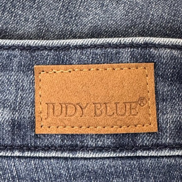 Judy Blue Jeans Women 18W Skinny Fit High Waist Tummy Control Stretch Distressed - Picture 3 of 12